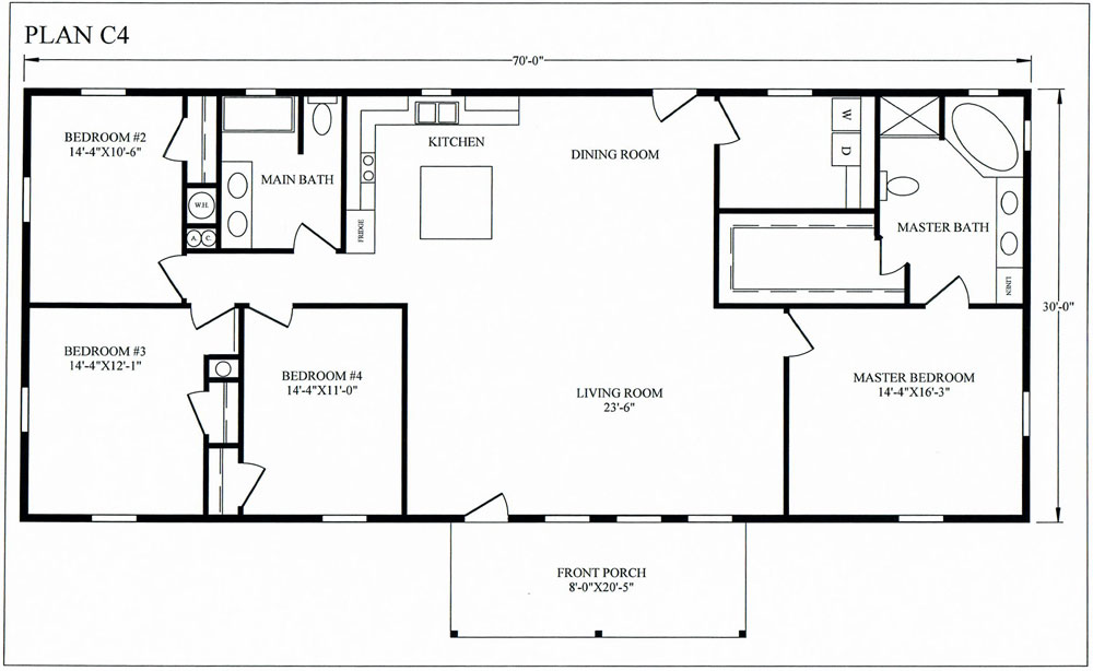 Featured image of post 3 Bedroom Open Concept 3 Bedroom Barndominium Plans - Living area and dining room are open areas to give more space to the occupants.